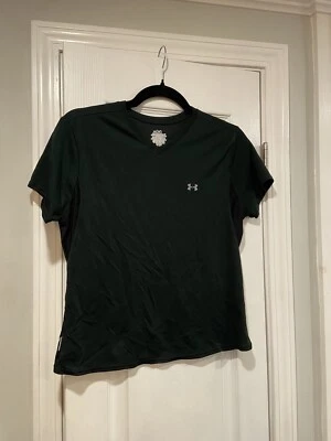 Under Armour черный полу облегающий v-образным вырезом тепла Gear Athletic Top, размер маленький - Изображение 1 из 4