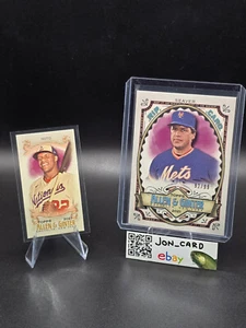 Tom Seaver /99 RIPPED 2021 A&G Rip Card + Juan Soto #380 Mini Parallel - Picture 1 of 2