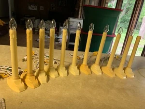 10er Set Weihnachten Fensterkerzen 5 cm Fensterkerzenlampen getestet funktioniert - Bild 1 von 6