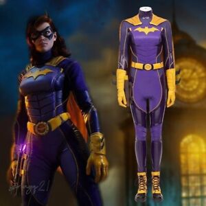 Performance Gotham Knights Batwoman Cosplay Costume Jumpsuit Outfits Game Cloak