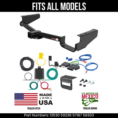 For 06-08 Lexus RX400h Trailer Hitch w/ 5Pin Wiring Harness Fits All Models Curt — 第 1/4 张图片
