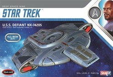 Star Trek USS Defiant NX-74205 1/1000 skill 2 Polar Lights model#952