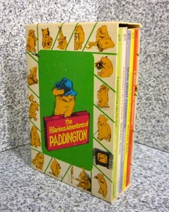 Vintage Paddington Bear 5 Book Set 1977 Hilarious Adventures of Paddington - Picture 1 of 3
