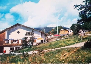 Cartolina - Pian delle Betulle ( Margno ) - Albergo Ristorante Funivia - 1967 - Foto 1 di 2