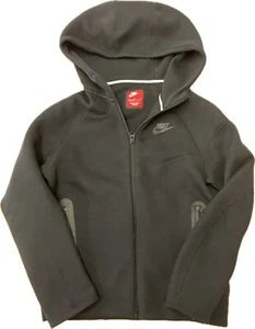 NIKE Tech Fleece Full Zip Hoodie Junior Medium Black New Season - Picture 1 of 5