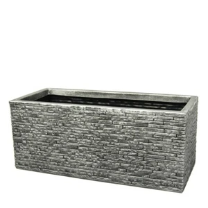 Strata Slate Lightweight Garden Planter Trough (1 Pack) - Picture 1 of 1