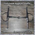 FULL CHEEK FULMER JOINTED EGGBUTT SNAFFLE 5 TO 6 INCH STAINLESS STEEL