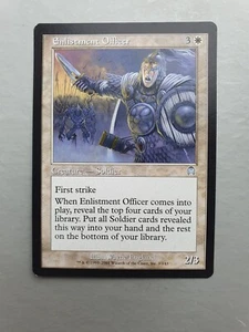 Enlistment Officer , MTG Apocalypse (2001). Uncommon White Creature NM - Picture 1 of 2