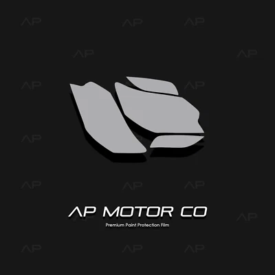 Se adapta a Lexus GX460 2014-2023 Kit de protección de faros TPU PPF precortado brillante Foto 1 de 3