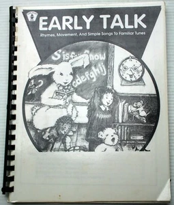 vtg 1991 Connie Smrke EARLY TALK: RHYMES, MOVEMENT & SIMPLE SONGS FAMILIAR TUNES - Picture 1 of 3