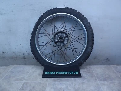 1975 Suzuki GT185 Adventurer S913) rear wheel rim 18in - Image 1 of 4