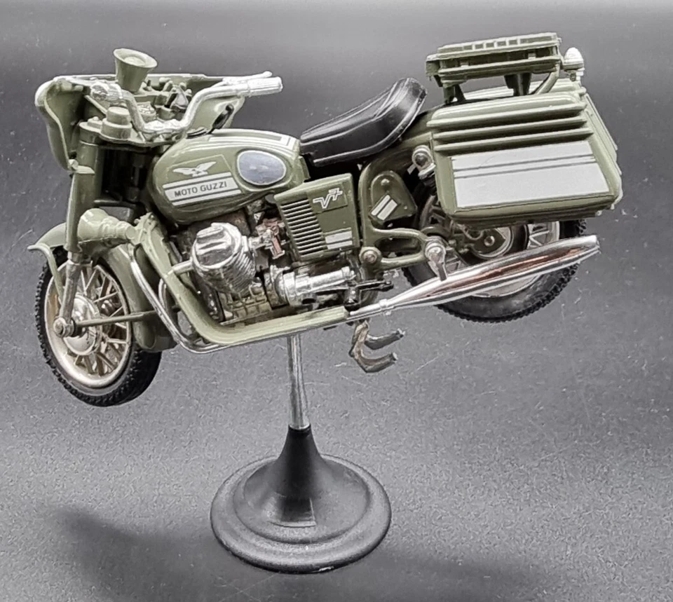 VINTAGE MOTORCYCLE MOTO GUZZI V7 POLIZIA 1/15 POLITOYS/POLISTIL ITALY 1974 W/BOX - Image 1 of 4