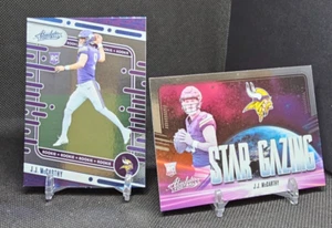 2024 Panini Absolute Football RC J.J. McCarthy #110 Vikings & Insert - Picture 1 of 2