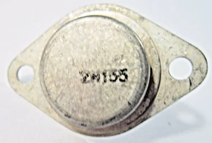 2N155 GERMANIUM POWER BIPOLAR TRANSISTORS 20W 0.1MHz 2-PC LOT - Picture 1 of 2