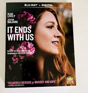 It Ends With Us (Blu-ray, 2024) domestic abuse drama Blake Lively Jenny Slate - Foto 1 di 3