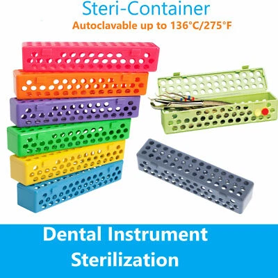 Dental Surgical Medical Instrument Sterilization Plastic Cassette Autoclave 275F