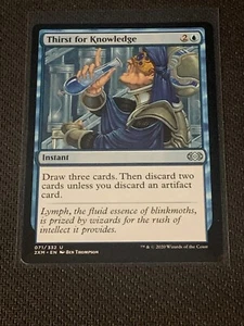 Magic the Gathering Double Masters Thirst for Knowledge - Picture 1 of 2