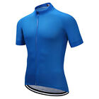 Men's Cycling Biking Jersey Short Sleeve Bicycle Jersey Shirt Blue/Black/Green