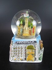 Innsbruck Palla di Neve Lucido Base Snowglobe 10 CM, Negozio Souvenir Austria