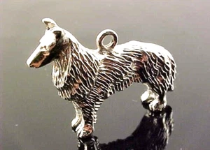 Vintage Sterling Silver COLLIER DOG Charm - Picture 1 of 3