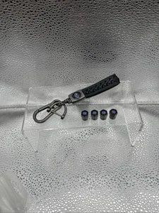 Echt Leder Auto Schlüsselanhänger für Subaru und Reifenkappen - Bild 1 von 3