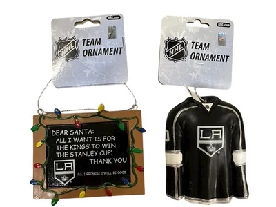 Forever Collectibles LA Los Angeles Kings Christmas Ornaments NHL Brand New - Image 1 of 2