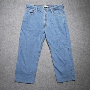 Levis 550 Jeans Mens 40x30 Blue Relaxed Fit Tapered Leg Denim Pants Y2K - Picture 1 of 7