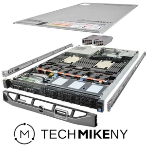 Dell PowerEdge R630 Server 2x E5-2690v3 2.60Ghz 24-Core 64GB 2x 1.2TB 12G H730 - Picture 1 of 5