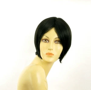 short wig woman smooth black ref BLANDINE 1b - Imagen 1 de 9