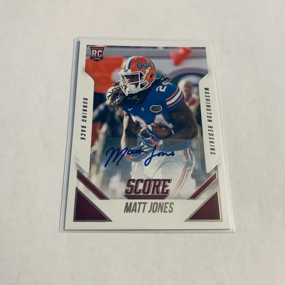 F93667  2015 Score Rookie Autographs #388 Matt Jones Washington Redskins - Image 1 of 1