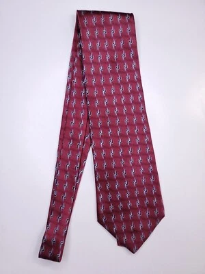 Corbata formal Galleria para hombre 56"Lx3,75"W borgoña Foto 1 de 4