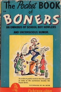 The Pocket Book of Boners Illustrated by Dr Seuss 1943 VG - Picture 1 of 1