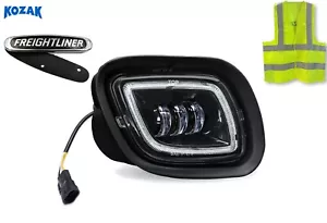 LED completo negro antiniebla con anillo halo DLR derecho para Freightliner Cascadia 2008-2017 - Imagen 1 de 9