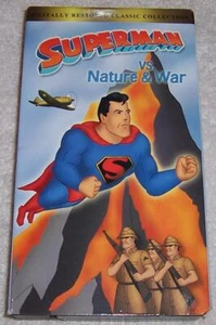 Superman Vs. Nature & War VHS Video  - Picture 1 of 2