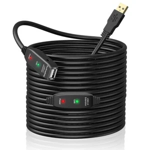 baolongking USB Extension Cable 20M, USB2.0 Active Repeater A Male to A Female - Picture 1 of 7