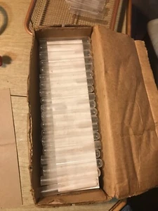 50k Glasreagenzgläser Rundboden Sandstrahlfläche 14-14,5x100mm Pfeilglas - Bild 1 von 3