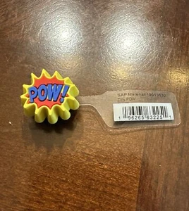 Crocs Jibbitz Charm Tiny POW • Authentic Jibbitz NWT (RARE) - Picture 1 of 9