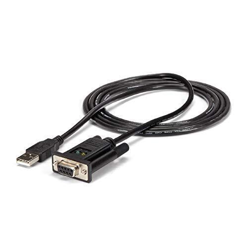 StarTech.com USB to Serial RS232 Adapter - DB9 Serial DCE Adapter Cable with FTD