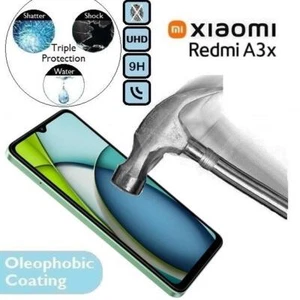 100% Genuine Tempered Glass 9H Screen Protector (A3 X) Fits/For Xiaomi Redmi A3X - Picture 1 of 2