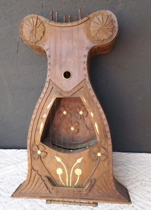 Antique Table Box Zither Guitar With Carvings ca.1920 Restoration Object - Picture 1 of 15