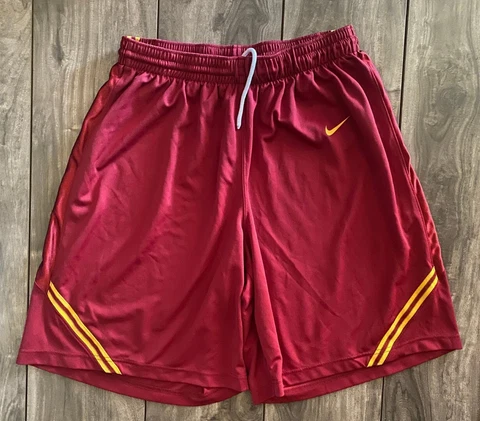 Nike 2009 USC Trojans College Basketball Shorts Derozan Men's Size Large L Cover