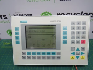 Panel de operador Siemens Coros OP25 6AV3525-1EA01-0AX0 HMI - Imagen 1 de 8