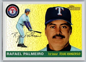 Rafael Palmeiro 2004 Topps Heritage Chrome Refractor /555 THC4 Texas Rangers - Picture 1 of 2