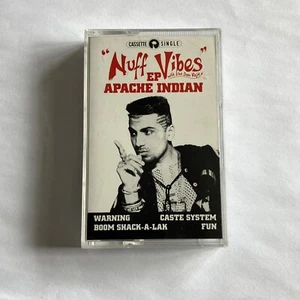 Apache Indian - Nuff Vibes EP - 1993 Cassette Island Records - Picture 1 of 4
