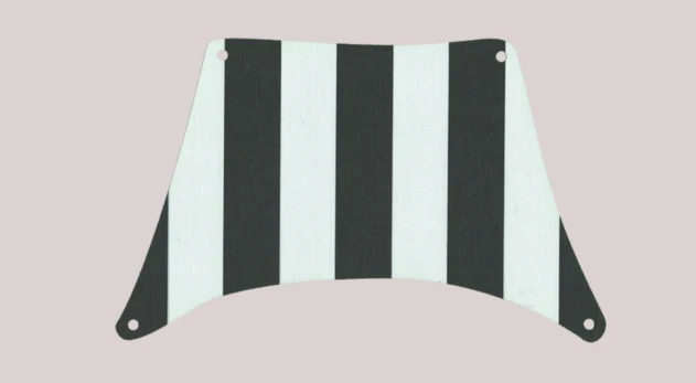 Segel kompatibel mit Schiff 6286-Schwarz-Weiß-mit doppelseit. Druck