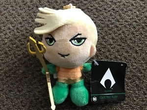 Aquaman DC Comics 5 Zoll Sammlerstück Plüsch CLIP ON Neu mit Etikett - Bild 1 von 2