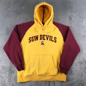 Vintage Nike Arizona State Sun Devils ASU Crewneck Hoodie Mens M Center Swoosh - Picture 1 of 19