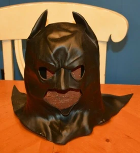 VINTAGE STYLE BATMAN COWL MASK SKULL CAP 2 LATEX - Picture 1 of 9