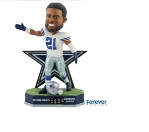 Rastreador de fútbol americano de la NFL Ezekiel Elliott BobbleHead Forever Coleccionables - Imagen 1 de 1