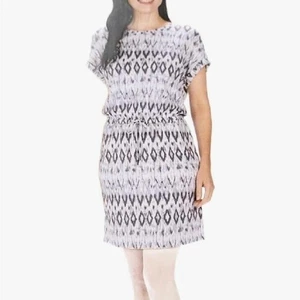Hilary Radley white gray one piece dress swim coverup medium (bin W) - Picture 1 of 10